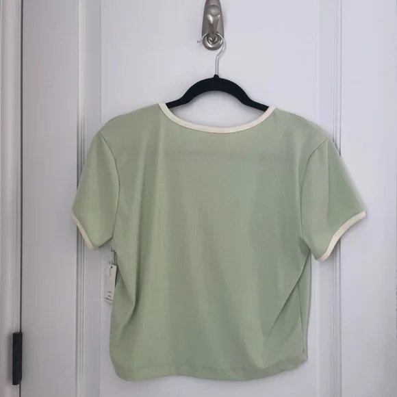 Green Basic Tee - Picture 2 of 5